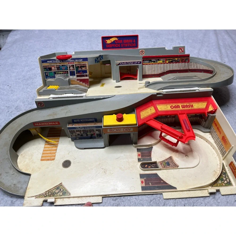 Vintage 1979 Hot Wheels Car Wash & Service Station Sto & Go Playset‎ Mattel 1215